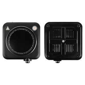 Plaque chauffante électrique infrarouge portable 1000W à brûleur unique pour camping-car, avec plaque de cuisson en verre de 7,5 pouces et chauffage à température variable en T - Product Image 4