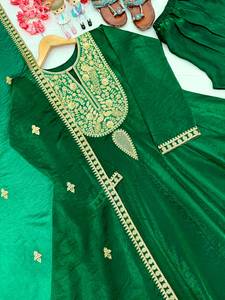 Salwar Kameez Pakistaní e Indio para Fiesta, Boda, Ropa Étnica para Mujer, Conjunto de 3 Piezas con Pedrería, Vestido de Fiesta, Shalwar Kameez - Product Image 1