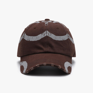 Casquette pour homme, casquette de baseball premium à six panneaux, tissu en coton respirant, ajustement réglable, visière incurvée, décontractée, pour les activités sportives et de plein air - Product Image 4