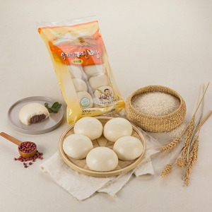 [MILWON] Snack de boulangerie coréenne : Boulette de blé coréenne cuite à la vapeur avec garniture aux haricots rouges pour les salons de thé et les assortiments de produits de boulangerie - Product Image 4