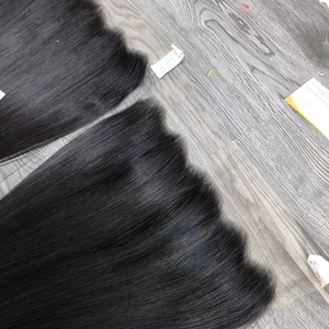 Minh Khang Cabello Premium al Mejor Precio al por Mayor, Cierre Frontal Rizado y Ondulado, 100% Cabello Humano Vietnamita, Extensión de Ondas Profundas de Lujo - Product Image 1