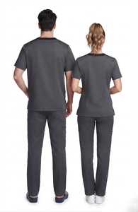 Medical <b>Scrub</b> <b>Set</b> for Nurses Doctors Hospital Staff-Professional Knitted Breathable Comfortable <b>Scrub</b> <b>Sets</b> - Product Image 2
