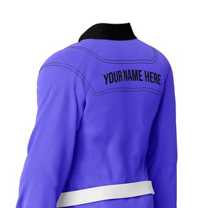 Uniforme Profesional Unisex de Jiu-Jitsu Brasileño, Color Azul Personalizado, Ropa de Artes Marciales del Fabricante para Entrenamiento de BJJ - Product Image 2