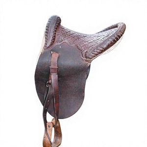 Customized English Race Saddle Premium Genuine Leather Horse Riding Saddle Seat Wood SUS304 <b>Hardware</b> OEM ODM Export Finest - Product Image 1