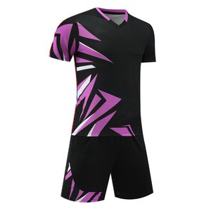 Tenue de football pour hommes MILIENZ SPORTS APPAREL, kit personnalisé pour équipe, grande taille, rouge, blanc, bleu, impression 3D, polyester respirant, coupe ajustée - Product Image 1