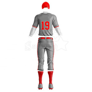 Uniformes de Béisbol Personalizados de Alta Calidad, 100% Poliéster, Transpirables y Cómodos, Servicio OEM, Ropa Deportiva STAR FAITH - Product Image 3