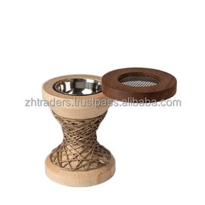 Quemador de Incienso Árabe de Madera Premium Opulent Flame, Soporte de Incienso de Madera de Lujo con Cableado Metálico Artístico para una Decoración Elegante del Hogar - Product Image 5