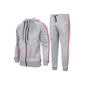 Patchwork à blocs de couleurs respirant coupe ajustée vente en gros personnalisé hommes 2 pièces survêtements-ensembles polyester-jogging survêtements - Product Image 6