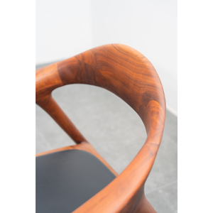 Nordic Walnut Wood Lounge <b>Chair</b> Modern <b>Reading</b> <b>Chair</b> with CuNordic Walnut Wood <b>Reading</b> <b>Chair</b> Modern Lounge <b>Chair</b> PISANO - Product Image 5