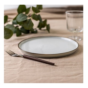 Highly Affordable Original Product Japanese <b>Ceramic</b> Round Dining <b>Plates</b> Set High Quality - Product Image 1