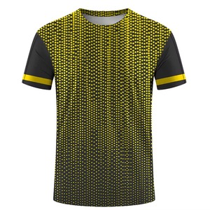 Nouveauté : T-shirts formels pour hommes, col rond, coupe classique, design unique, polyester/coton tricoté, manches courtes, séchage rapide, respectueux de l'environnement - Product Image 3