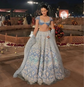 Indian Traditional Wedding Wear Lehenga Choli Beautifully Designed in <b>Sequins</b> Work for Special Occasion and Function for Women - Product Image 1