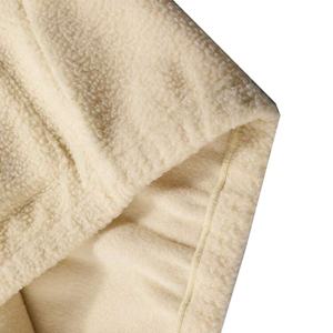 Autumn Winter <b>Plush</b> <b>Fabric</b> Zipper Coat For Men Custom Wholesale Embroidery Printed Fashion Stand Collar Bomber Jacket Pattern - Product Image 5