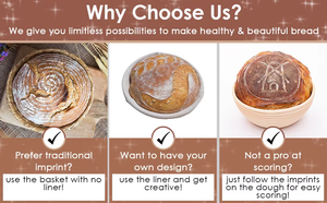 Factory Price Wholesale High Quality Round Rattan Woven Bread Basket Proofing Basket <b>Set</b> Proofing Baskets for Sourdough - Product Image 6