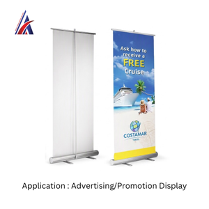 Support de bannière rétractable de qualité supérieure pour événements et expositions, 850 mm x 2000 mm, fournisseur Malaisie - Product Image 4
