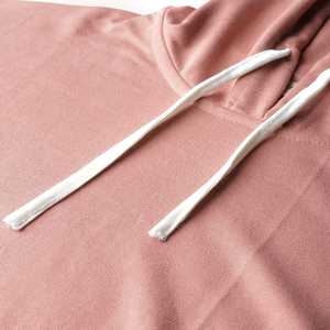 Sudadera Rosa para Mujer, Color Sólido, Algodón, Fibra de Bambú, Diseño de Punto, Personaliza tu Propia Sudadera - Product Image 6