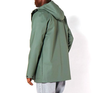 Manufacturer 100% Nylon Heavyweight Windproof Jacket Outdoor Hooded Zipper up Windbreaker Plus Size <b>Men's</b> Jacket Plain Dyed - Product Image 4