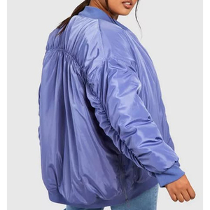Blouson Bomber en Coton pour Homme, Style Universitaire et Moto/Biker, en Soie Brodée et Satin, Imperméable, Grande Taille, avec Logo Personnalisé - Product Image 5