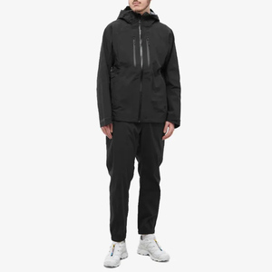 Veste coupe-vent sport en toile à col montant 100% nylon avec logo frontal, personnalisable, style rétro, pour adultes, idéale pour l'hiver - Product Image 5