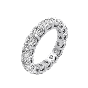 Anillo de Plata 925 con Diamante de Laboratorio para Mujer, Certificado IGI, RJC ODM OEM, Fabricante de Joyería Fina Ética, Venta al por Mayor, WB300889, Rodio - Product Image 1