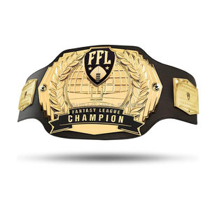 Cinturón de Campeonato con Logotipo Personalizado, Placas de Latón de Aleación de 3 mm, Cinturón de Título de Lucha Libre y Boxeo - Product Image 1