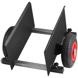 Carrello per Lastre Resistente con Capacità di 600 libbre, Ruote Pneumatiche da 8 Pollici, Carrello per Pannelli con Morsetto Regolabile, Trasportatore per Cartongesso, Macchinari Edili - Product Image 1