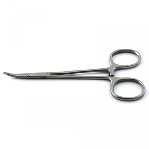 Pinces à moustiques Halsted 5 pouces, courbées, hémostatiques, à verrouillage, à mâchoires dentelées, en acier inoxydable, instruments chirurgicaux - Product Image 3