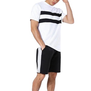 Nouvelle Collection : Ensemble T-shirt et Short Homme Été Séchage Rapide 100% Coton Anti-Plis Respirant Coupe Classique Personnalisable - Product Image 1