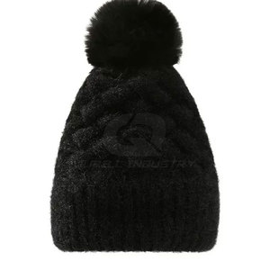 Gorro de Punto de Mezcla de Lana Suave con Ajuste Elástico y Comodidad Durante Todo el Día para Clima Frío - Diseño Unisex - Product Image 3