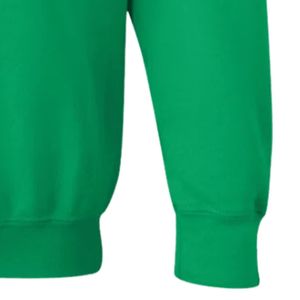 เสื้อสเวตเชิ้ตคอกลมกราฟิกสีชมพูและสีเขียว Green Love My Pink & Green แขนยาว ปลายแขนแบบริบ ผ้าฟลีซลำลองสำหรับผู้หญิง แฟชั่นสตรีท - Product Image 2