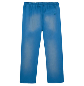 Pantalon de jogging en molleton de coton vieilli personnalisé, style streetwear vintage, coupe large, avec logo OEM - Product Image 2