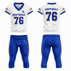 Wholesale American Football Uniform Best Custom Football Jersey Set New Breathable Team Sportswear for Men American Football Set - Product Image 1