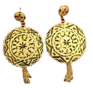 Juego de pendientes de pulsera de 3mm con relleno de oro hecho a mano para mujer, ropa de fiesta Vintage Regular con regalo de circón dorado - Product Image 1