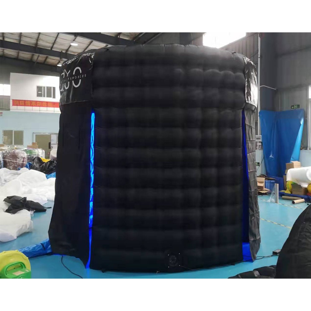 Надувной фотобокс со светодиодной подсветкой 360, аксессуары для фотобудки