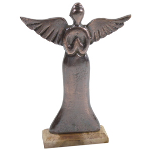 Sculptures de femmes, fournitures de Noël, ornements créatifs, combinaison bois et métal, idéal pour la décoration intérieure de la maison, de la table ou du bureau - Product Image 3