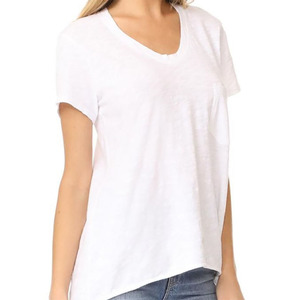 Camiseta de Manga Corta para Mujer, Estilo Dulce, Tejida, Antiarrugas, con Opción de Logotipo Frontal, Precio de Fábrica, Venta al Por Mayor - Product Image 3