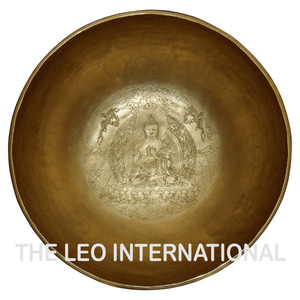 Bol chantant en métal artisanal de qualité supérieure, fabriqué en Inde, bol chantant bouddhiste, bol accordé sur les chakras, exportateur en Inde - Product Image 6
