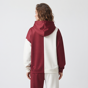 Women's Oversized Polyester Color Block Hoodie <b>Heart</b> Graphic Long Sleeve Kangaroo Pocket <b>Sweatshirt</b> - Product Image 6