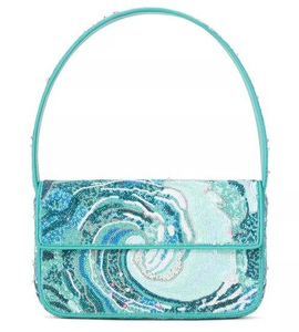 Bolsos de Mano Bordados con Cuentas para Mujer, Venta al Por Mayor, con Cierre de Botón, Forro de Algodón, Bolsos de Almacenamiento Multiusos a la Moda - Product Image 1