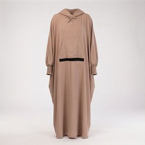 Jilbab long respirant de haute qualité, vêtement islamique modeste, robe hijab intégrale pour femmes musulmanes, vente en gros d'usine - Product Image 1