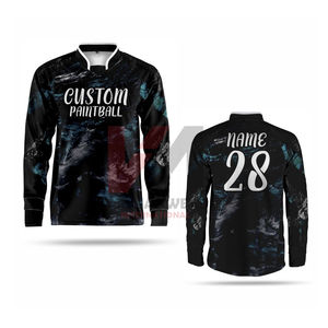 Camiseta Táctica de Paintball al por Mayor con Protección UV y Sublimación Antidecoloración para Uso a Largo Plazo en Campo, Equipo con Logotipo Personalizado - Product Image 1