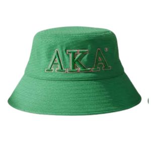 Chapeau Bob Brodé en Maille Verte pour Femme – Tendance, Décontracté, Léger, Protection Solaire, Idéal pour l'Extérieur, Coiffe Estivale Élégante - Product Image 2