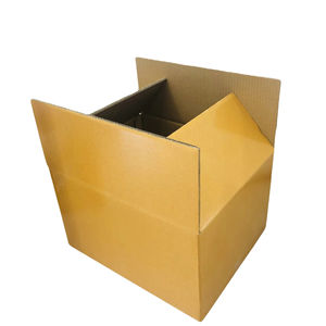 Cajas Corrugadas Ranuradas de Materiales Reciclados Ecológicos de Lujo al por Mayor, Etiqueta Personalizada, Embalaje para Bebidas, Regalos y Comercio Electrónico - Product Image 1