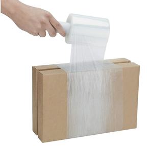 Film étirable transparent en PE moulé pour palettes, prix usine, avec distributeur à poignée en plastique - Product Image 1