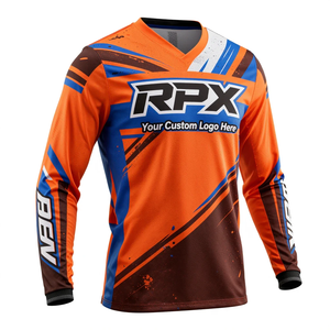 Camiseta de Motocross de Manga Larga para Hombre, Diseño de Sublimación Completa, Ropa de Carreras, Secado Rápido - Product Image 1