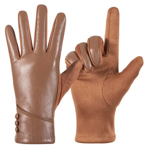 Top Comfortable , Breathable, Lightweight High Quality <b>Men</b> Dressing Breathable Leather & cashmere From Pakistan Fashion <b>Gloves</b> - Product Image 1