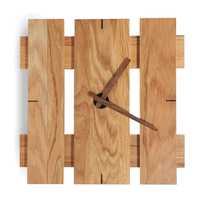 Jam Dinding Kayu Bentuk Persegi Panjang Analog Quartz Gaya Sederhana Modern Desain Baru, Tanpa Suara, Baterai, Mudah Dibaca, Antik, Cocok untuk Pernikahan