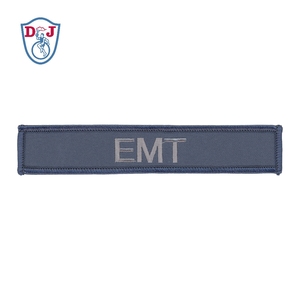 Custom Text Embroidered Patch <b>Name</b> <b>Tag</b> Morale Embroidery Twill Patch Fun Patches for Garment Trimming - Product Image 1