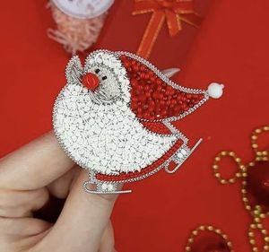 Unique Artisan Embroidery Beaded Brooch Handmade Wearable Art Jewelry for Daily Fashion - Product Image 1