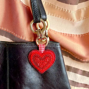 Decorative Beaded Embroidery Bag Charms Set Creative Seed Beads Embroidery Bag Pendants - Product Image 1